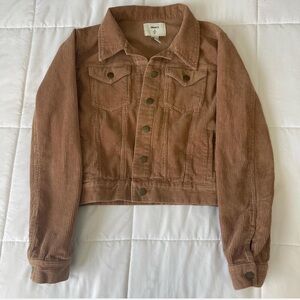 Forever 21 Brown Corduroy Jean Jacket